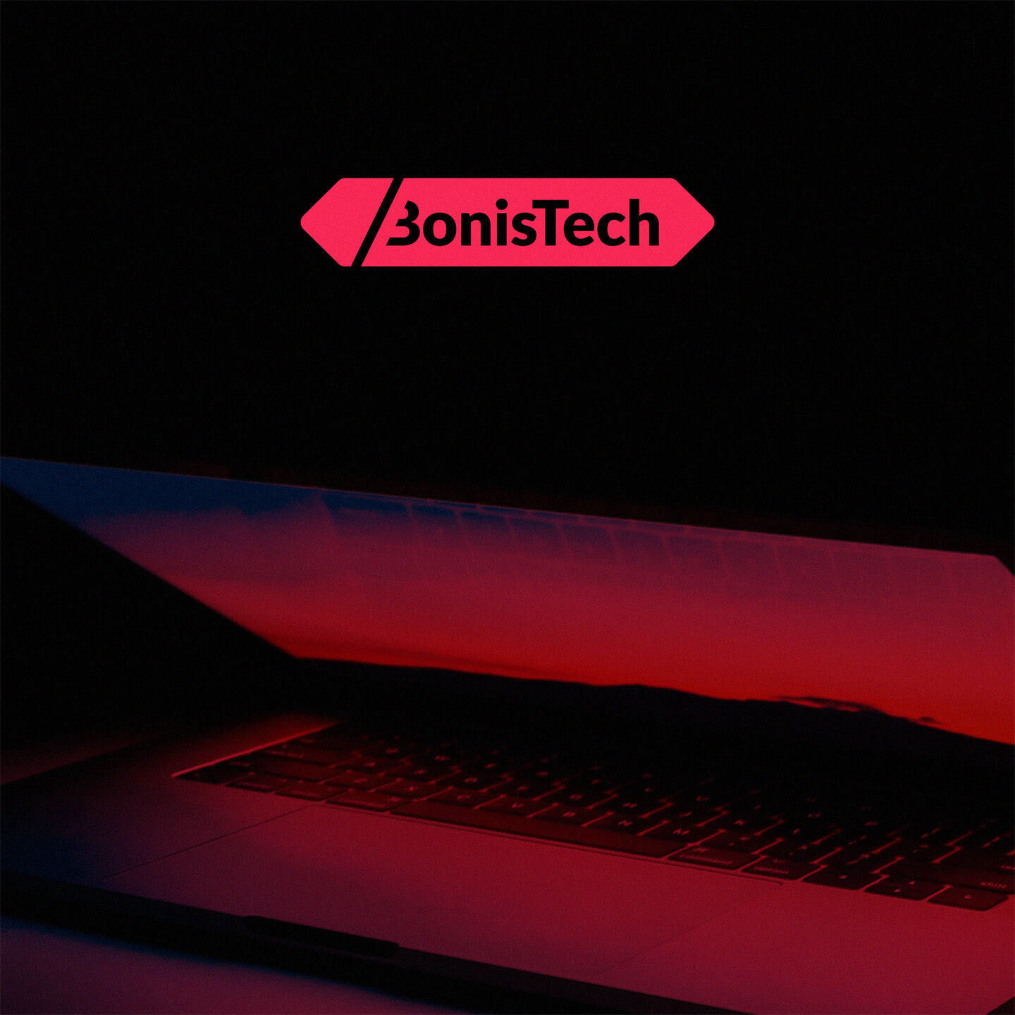 MacBook mit Logo